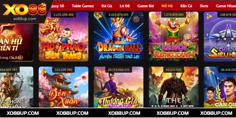 Gợi ý 5 game nổ hũ XO88 đáng thử nhất 2025