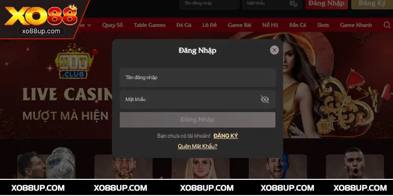 Hướng dẫn thành viên đăng nhập XO88 dễ dàng