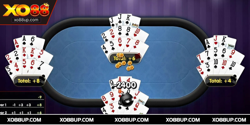Poker mậu binh game bài đơn giản đẳng cấp tại XO88