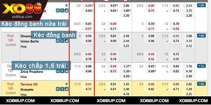 Quan sát odds, biến động kèo và dữ liệu để chọn cửa sáng suốt