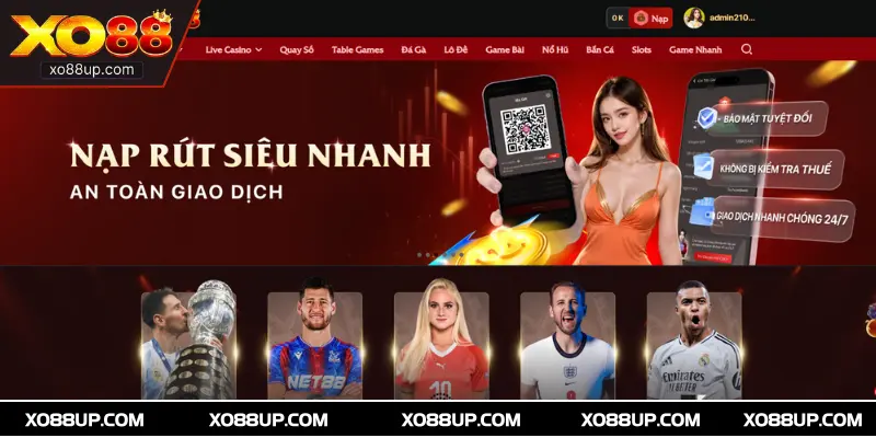 Thao tác nạp tiền XO88 cực kỳ đơn giản ai cũng làm được