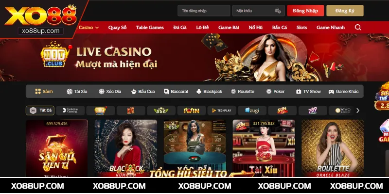 Ứng dụng công nghệ livestream trực tiếp bàn chơi siêu nét